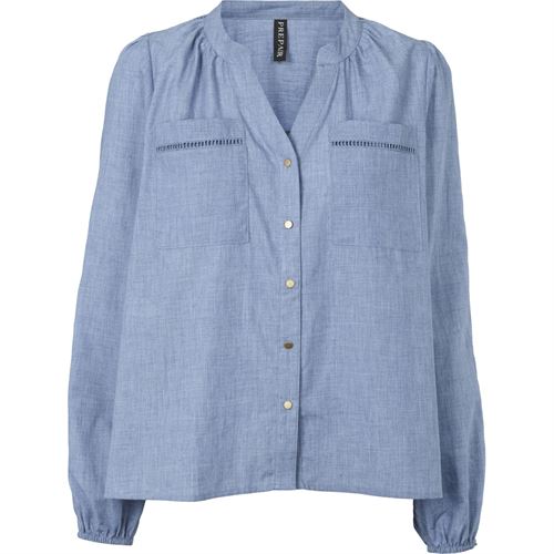PREPAIR BLUSE, AURORA BLOUSE, BLUE